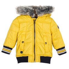 까띠미니 털모자 퀼트 푸파 재킷