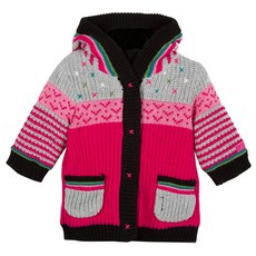 까띠미니 여아용 혼합컬러 자카드 재킷