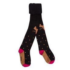 까띠미니 여아용 반짝이 도트무늬 타이즈