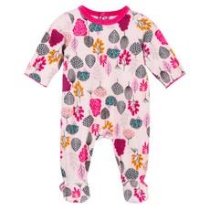 까띠미니 여아용 플로럴 프린트 벨벳 파자마