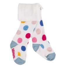 까띠미니 여아용 컬러풀 도트 무늬 타이즈
