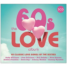 VARIOUS ARTISTS - THE 60S LOVE ALBUM EU수입반, 3CD