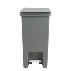 Baram 踩踏式垃圾桶, 灰色, 10L, 1個