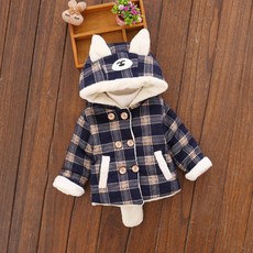 Mom's care 兒童柔軟沙漠狐狸大衣