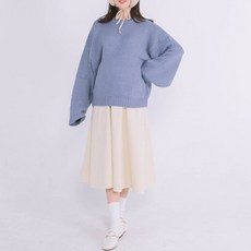 엠오엠 임산부 예뻐서그래 코듀로이 롱 스커트 듀얼심리스 복대