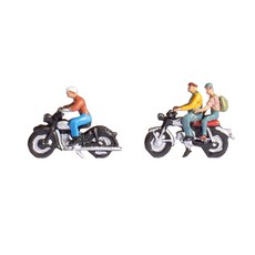 NOCH 1:87 摩托車騎士手辦 159048FG, 1套