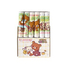 리락쿠마 연필캡 6p 세트, 랜덤 발송, 1세트