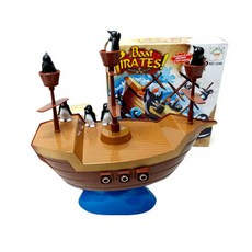 Papa Toy搖搖晃晃企鵝海盜船桌遊, 混色