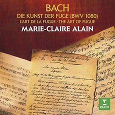 JOHANN SEBASTIAN BACH - DIE KUNST DER FUGE MARIE CLAIRE ALAIN 유럽수입반, 2CD