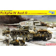 DRAGON 塑料模型 1/35 Pz.Kpfw.4 Ausf.G LAH Division 哈爾科夫 1943, 1個