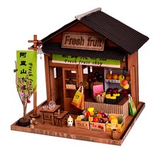 아디코 DIY 미니어처 키트 우드 스토어, 과일가게, 1개