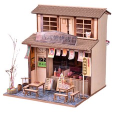 아디코 DIY 미니어처 키트 우드 스토어, 꼬치구이, 1개