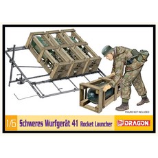 DRAGON 塑料模型 1/6 SCHWERES WRUFGERÄT 41 火箭發射器, 1個