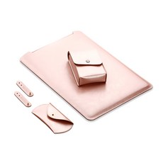 DM 알럽컴 노트북 보호 커버 케이스, 로즈골드4세트, 1개
