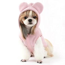 AMYLOVESPET 寵物歡樂套頭衫, 粉色的