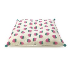 바이셀 반려동물 포그니 사각 방석 XXL, 딸기, 1개