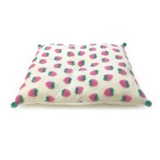 바이셀 반려동물 포그니 사각 방석 XL, 딸기, 1개