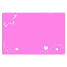 Ku 家居裝飾便條板 MO80 掛式 粉紅色, 壓克力