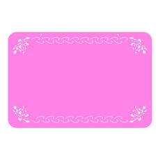 Koo 家居裝飾留言板 MO79 掛式 粉紅色, 壓克力