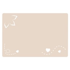 Koo 家居裝飾便條板 MO80 黏貼式 米色, 壓克力