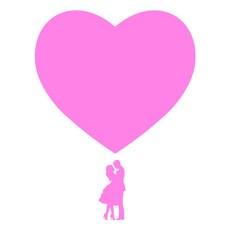 Ku家居裝飾留言板 MO88 黏貼型 粉紅色, 亞克力