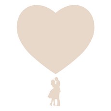 Ku 家居裝飾便條板 MO88 黏貼式 米色, 壓克力