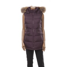 GREENJOY 女款絨毛連帽長款羽絨背心 GW16WV01W_N4