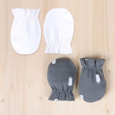 Organic Boom 方形圖案基本款手套2件組