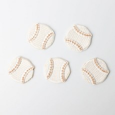 Fashion Point 迷你刺繡臂章, 棒球, 5個