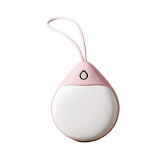 카컴 2 IN 1 충전식 물방울 손난로 보조배터리, WT-W7, 피치파우더
