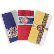 Somssi 高級祝賀信封3件組, 混合顏色, 1套