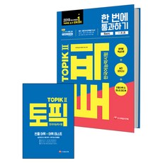한국어능력시험 TOPIK 2 한 번에 통과하기(2019):중국ㆍ대만지역 번역출간 도서! 토픽 영역 무료 강의 / 영역별 핵심이론 +, 시대고시기획