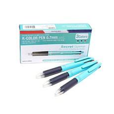 morning glory 1000 K Color 三色原子筆 0.7mm, 薄荷, 12入
