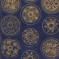 韓紙用韓紙瓦當20 636*939mm, 藏青色, 25張