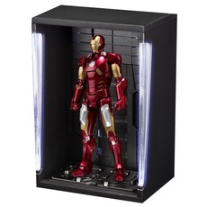 Bandai Horn Web Limited SHFiguarts 復仇者聯盟鋼鐵俠 3 Hall of Armor 鋼鐵俠馬克 7 公仔套組, 1套