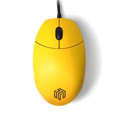 THINKWAY Waycos CROAD mini op swish 遊戲鼠標 M325, 黃色的
