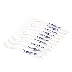 MAZUOKA 陶瓷叉子+湯匙, 1套, 3p 茶匙 + 7p 茶叉