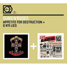 GUNS N`ROSES - APPETITE FOR DESTRUCTION+G N`R LIES EU수입반, 2CD