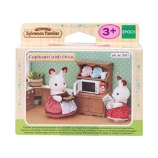 Sylvanian Families 森林家族 Toytron Family 5023 微波爐和廚櫃公仔, 1套