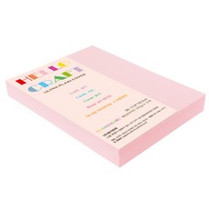 종이문화 두꺼운양면카드지 레인보우카드 A6 No 23 코스모스핑크, 180개