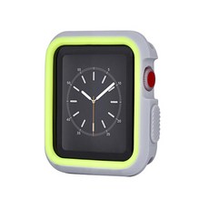 VICHELLE Trendy Time Apple Watch Series 4 矽膠保護殼 40mm, 灰黃色, 1個