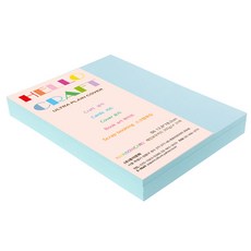 paperculture 加厚雙面卡紙 彩虹卡 A6 No 16 天空藍, 180個