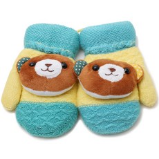 MUXUE 孩童小熊造型手套