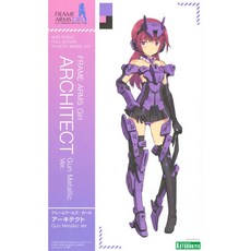 FRAME ARMS GIRL FG028 Architect Gunmetallic 版高度：約 150mm 塑料模型, 1個