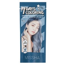 미샤 세븐데이즈 컬러링 헤어 트리트먼트, 애쉬 딥 블루, 50ml, 1개