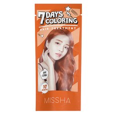 미샤 세븐데이즈 컬러링 헤어 트리트먼트, 애쉬 코랄, 50ml, 1개
