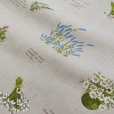 BED&DECO 印花棉麻布, 香草香氣