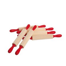 edx 艾迪客 木製黏土滾棒 小, 混色