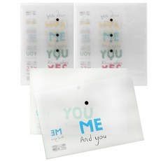 Tree 앤스 투명 똑딱이 화일 10종 세트, 혼합 색상, 1세트