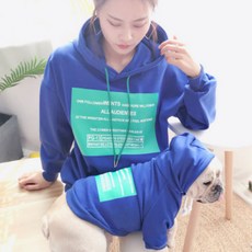 GYAPET S＆H刷打印引擎蓋狗狗狗, 藍色